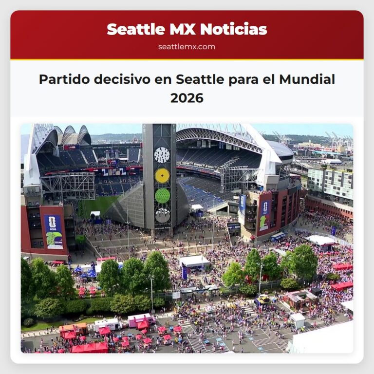 Partido decisivo en Seattle para el Mundial 2026