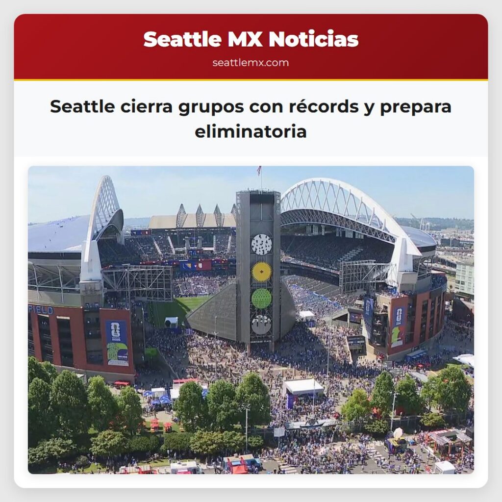 Seattle cierra grupos con récords y prepara