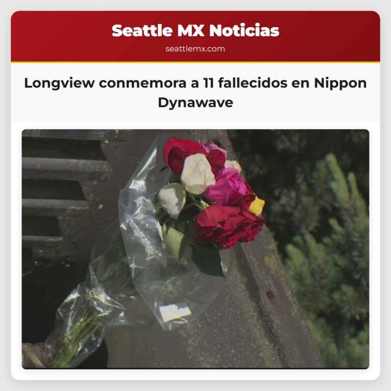 Longview conmemora a 11 fallecidos en Nippon Dynawave