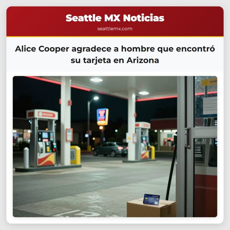 Alice Cooper agradece a hombre que encontró su tarjeta en Arizona