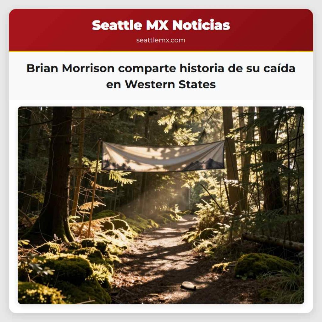 Brian Morrison comparte historia de su caída en