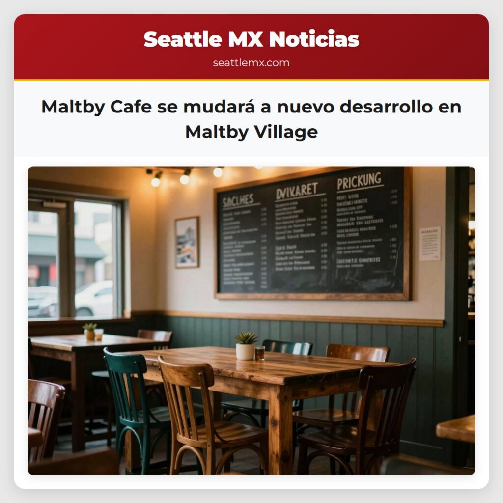Maltby Cafe se mudará a nuevo desarrollo en