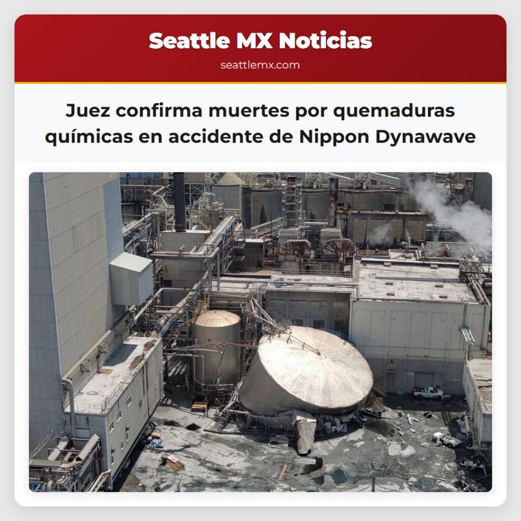 Juez confirma muertes por quemaduras químicas en