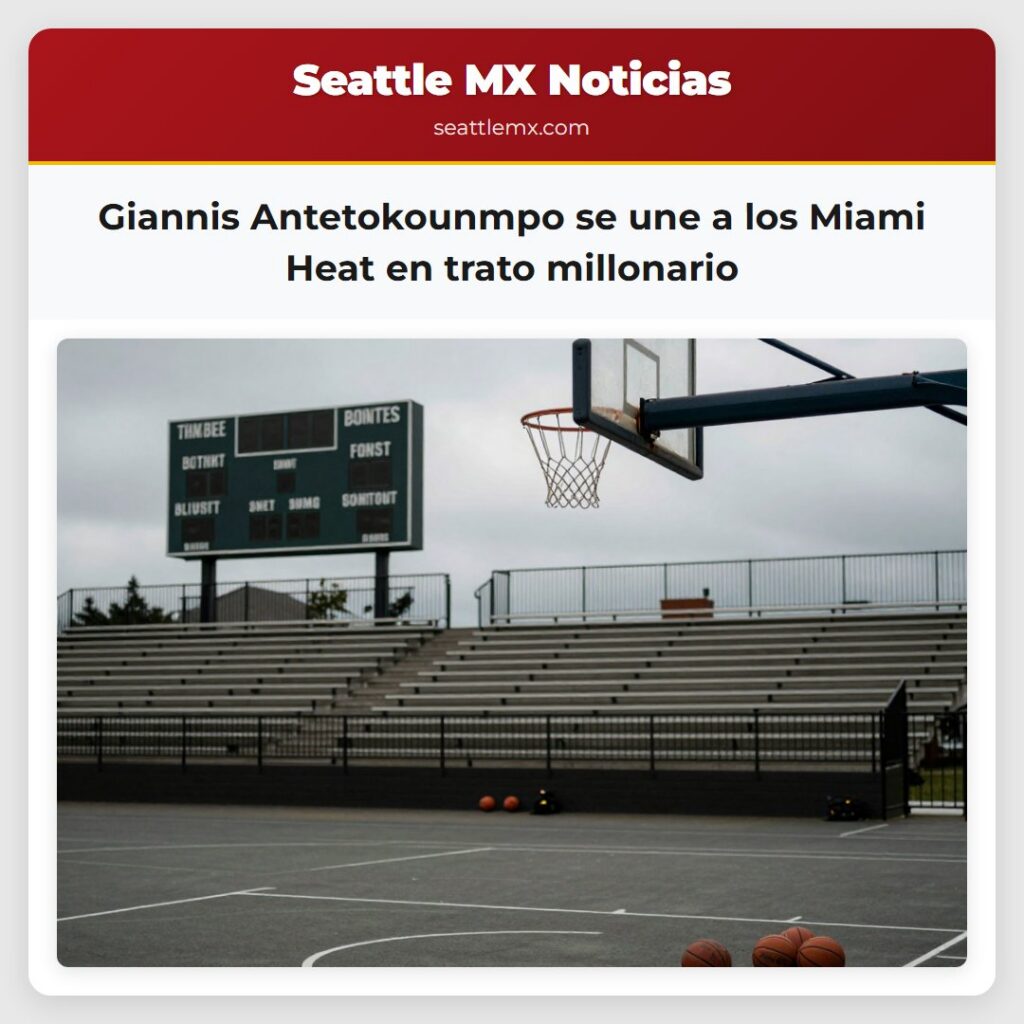 Giannis Antetokounmpo se une a los Miami Heat en