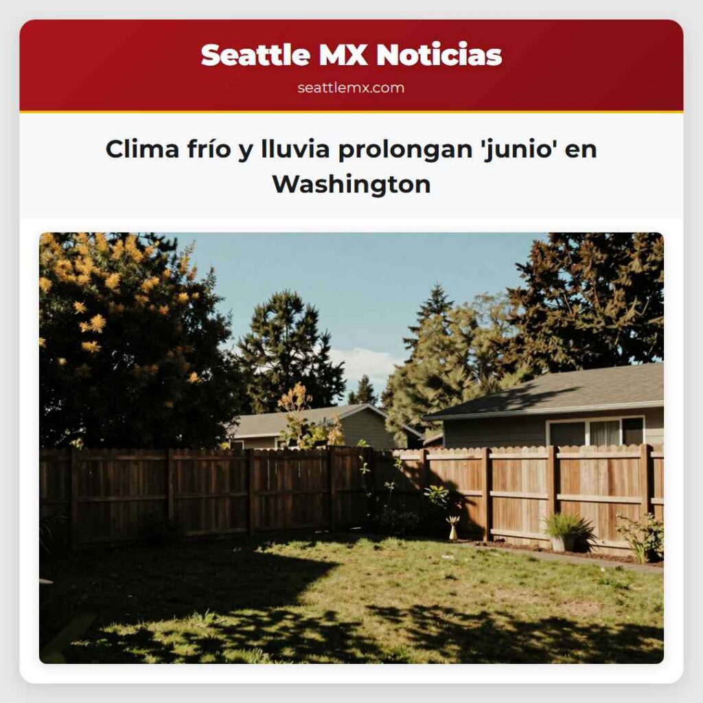Clima frío y lluvia prolongan 'junio' en