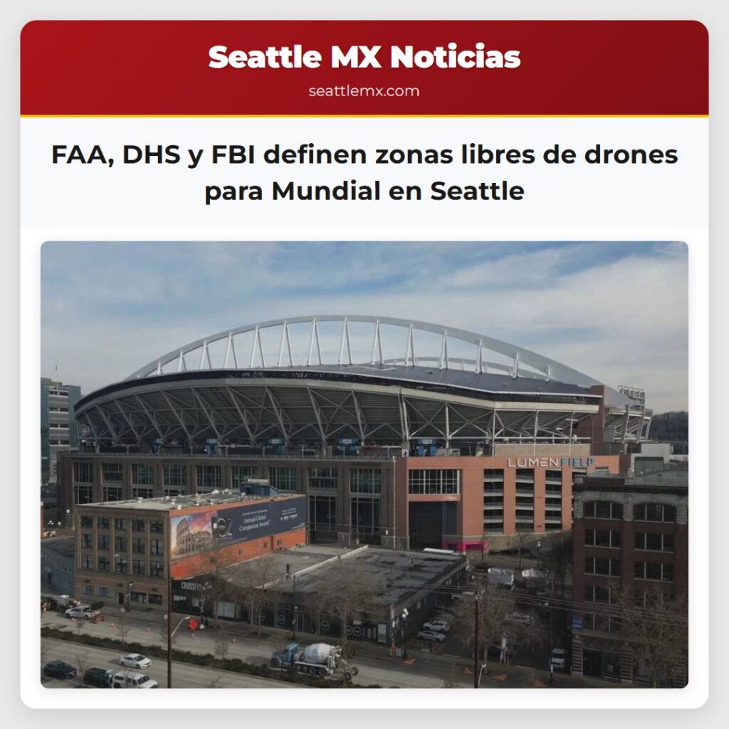 FAA, DHS y FBI definen zonas libres de drones