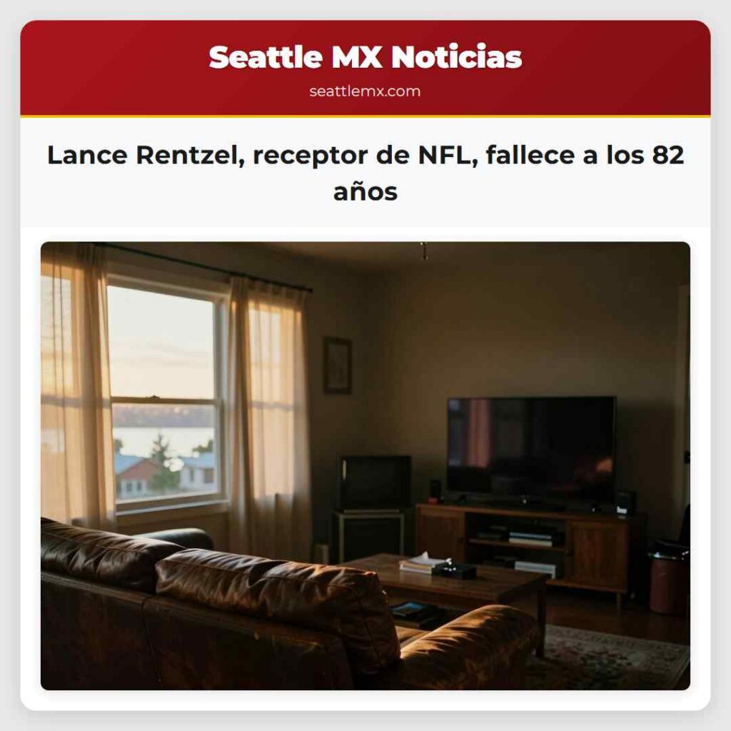 Lance Rentzel, receptor de NFL, fallece a los 82