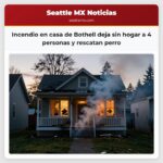 Incendio en casa de Bothell deja sin hogar a 4 personas y rescatan perro