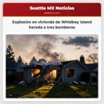Explosión en vivienda de Whidbey Island hereda a tres bomberos