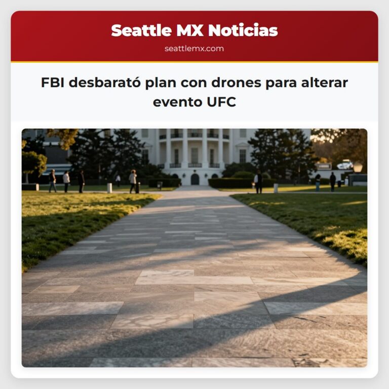FBI desbarató plan con drones para alterar evento UFC