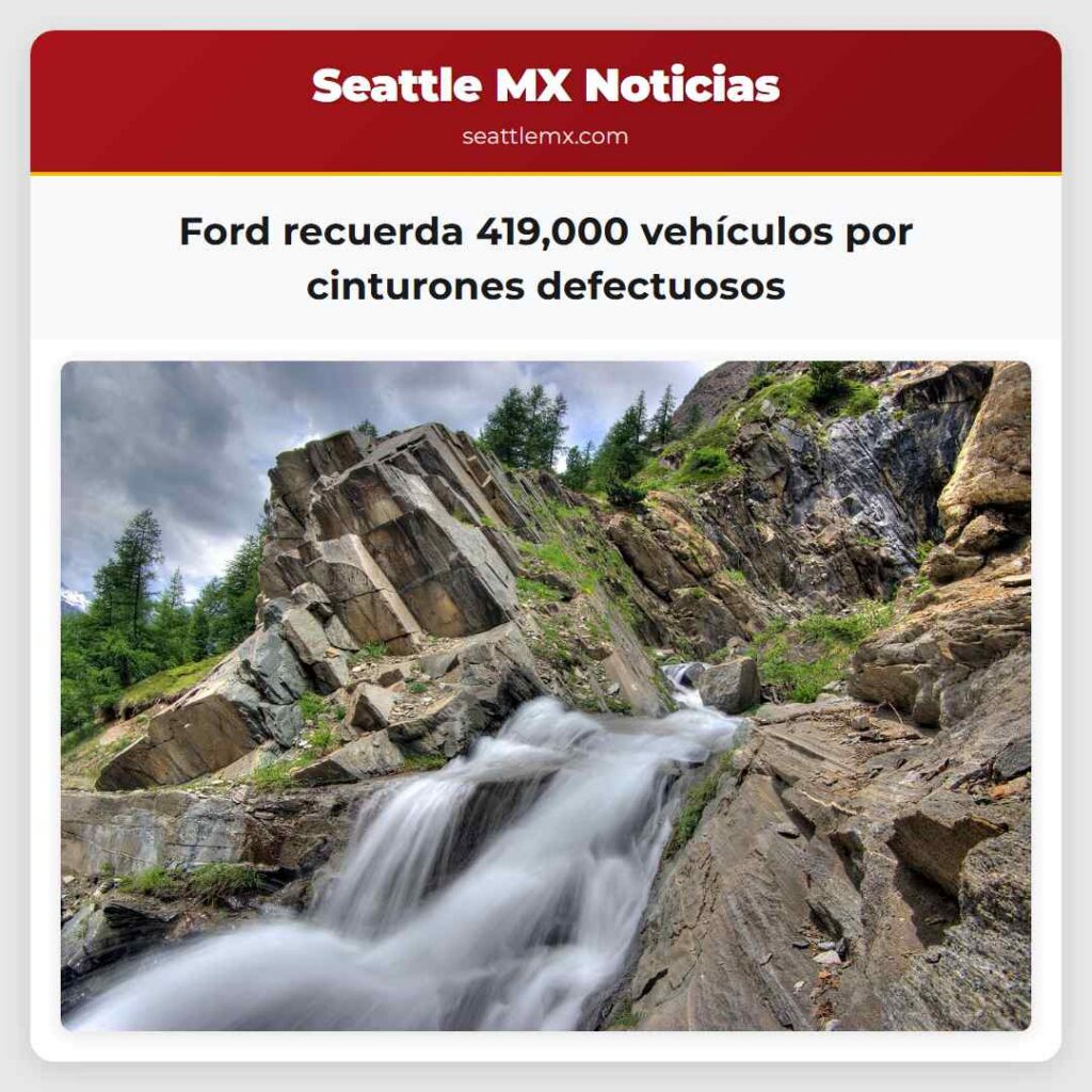 Ford recuerda 419,000 vehículos por cinturones