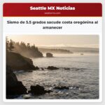 Sismo de 5.5 grados sacude costa oregónina al amanecer