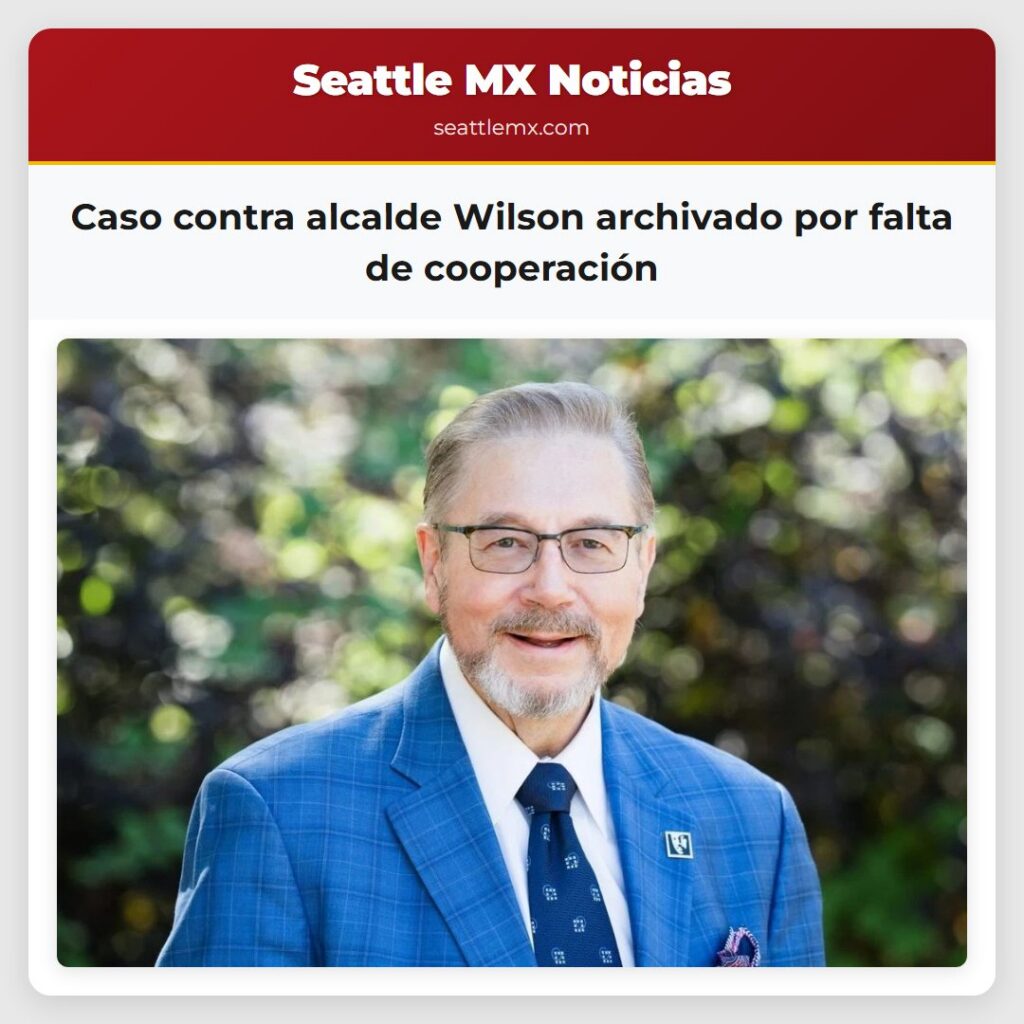 Caso contra alcalde Wilson archivado por falta de