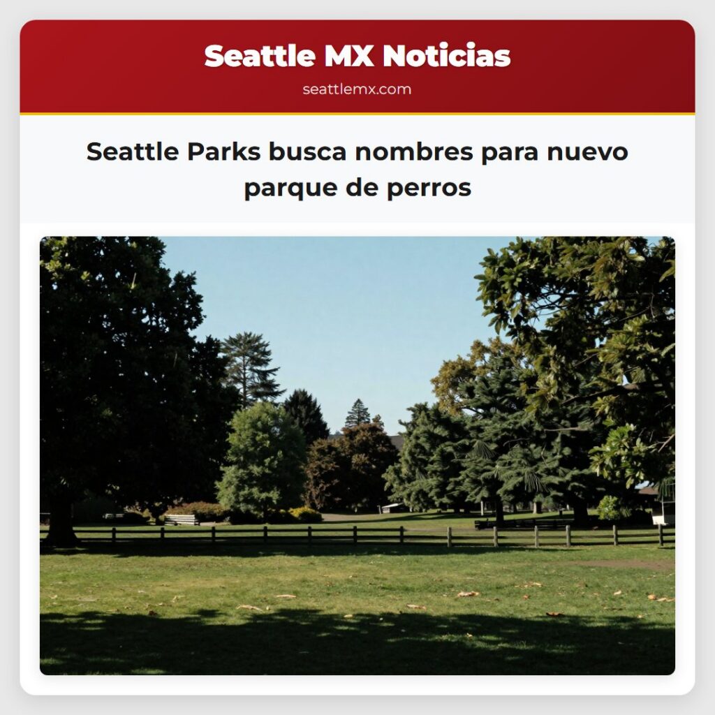 Seattle Parks busca nombres para nuevo parque de