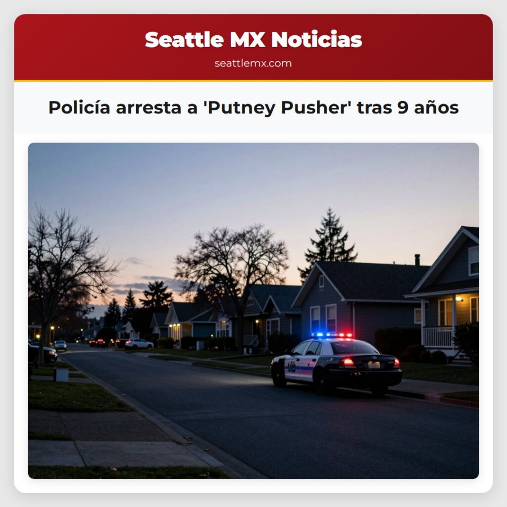Policía arresta a 'Putney Pusher' tras 9 años