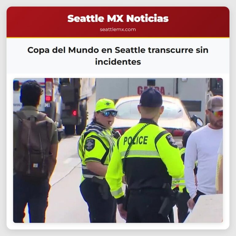 Copa del Mundo en Seattle transcurre sin incidentes