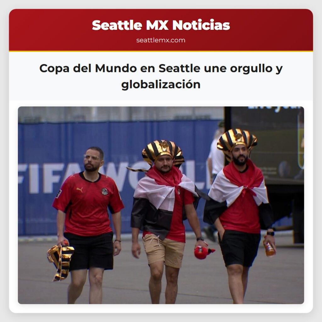 Copa del Mundo en Seattle une orgullo y