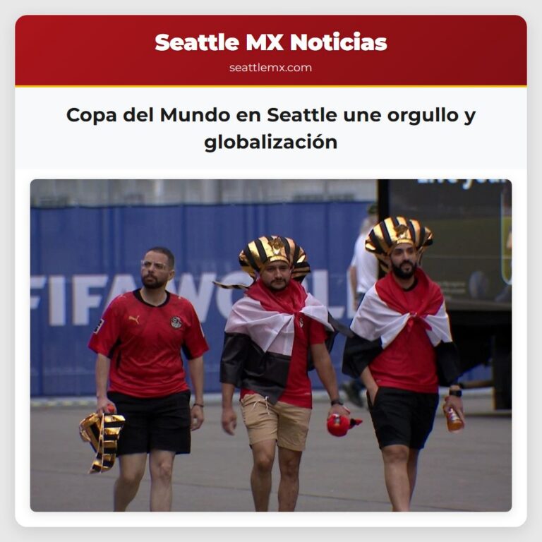 Copa del Mundo en Seattle une orgullo y globalización