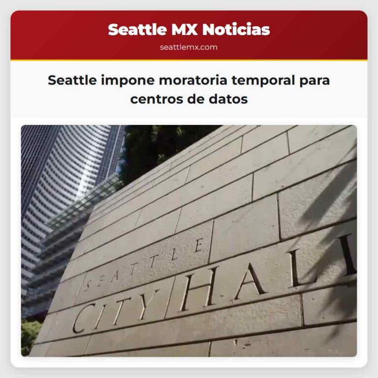 Seattle impone moratoria temporal para centros de datos