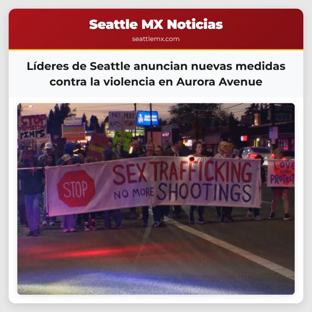 Líderes de Seattle anuncian nuevas medidas contra