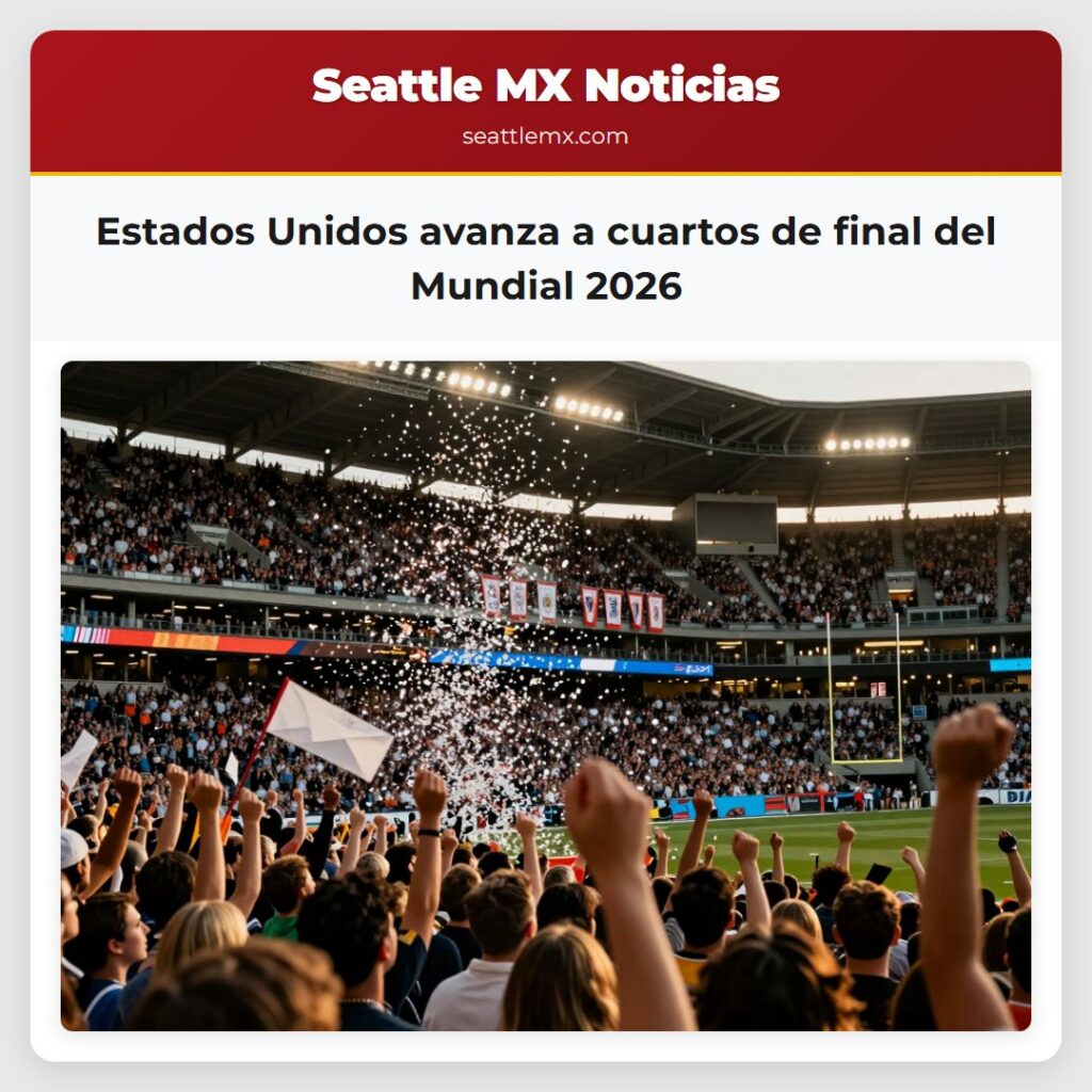Estados Unidos avanza a cuartos de final del