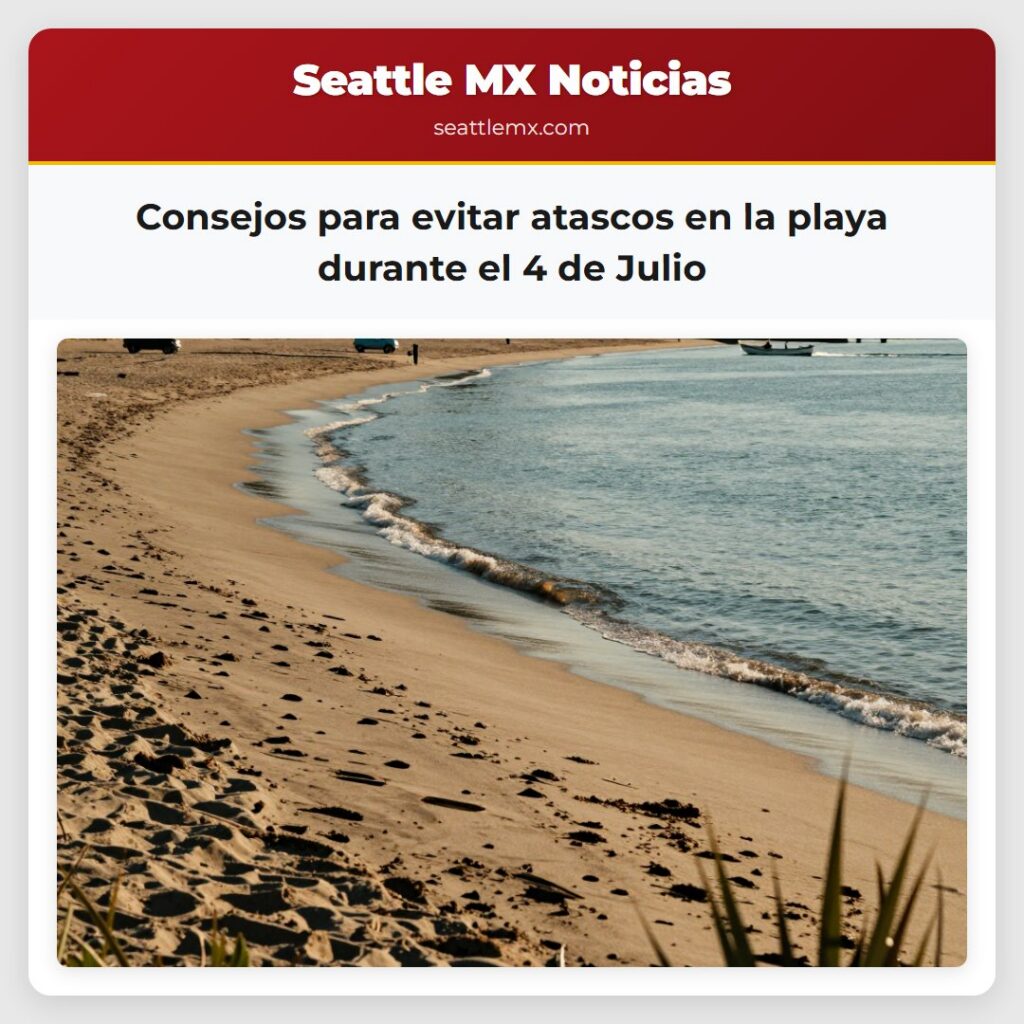 Consejos para evitar atascos en la playa durante