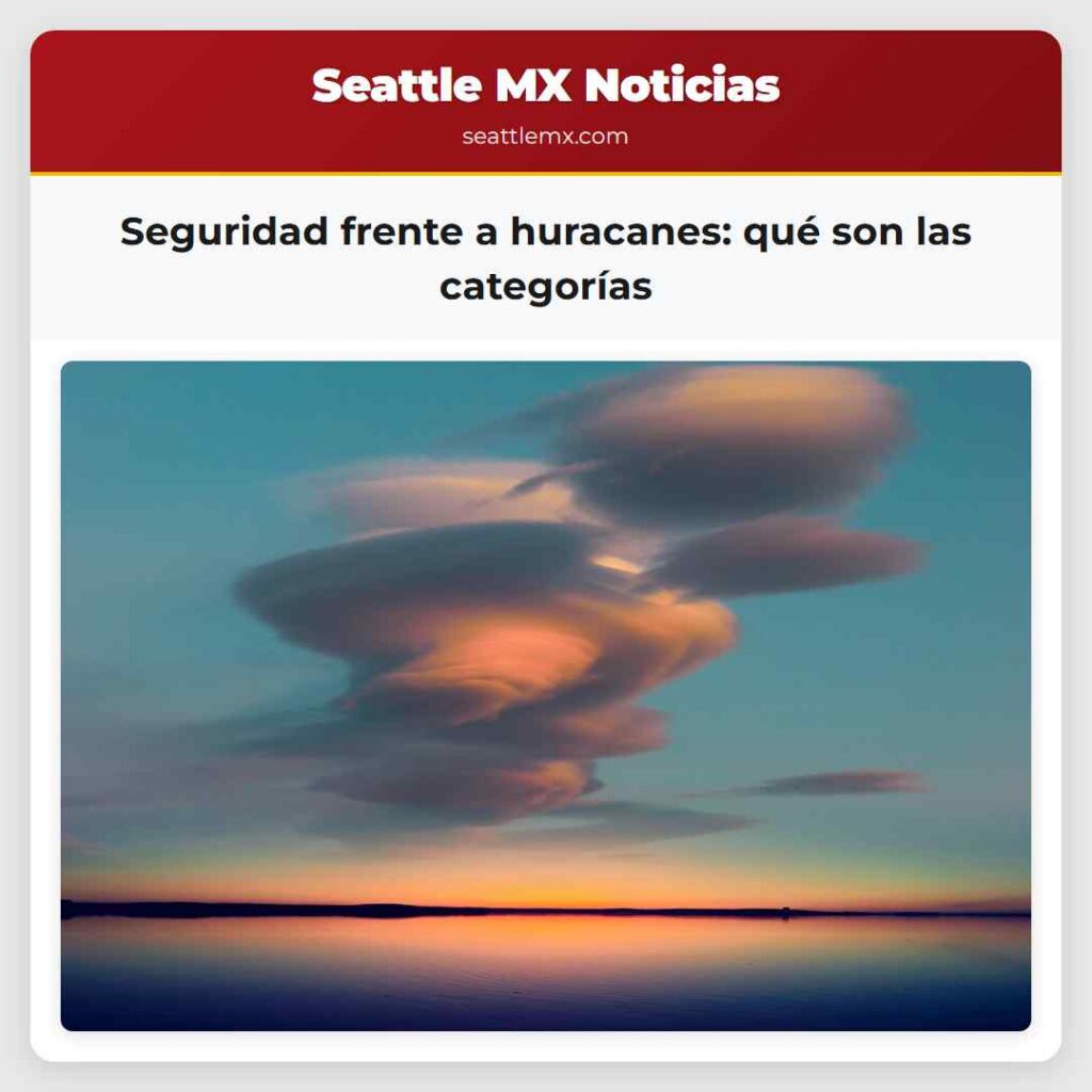 Seguridad frente a huracanes: qué son las