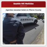 Agentes rescatan bebé en Pierce County