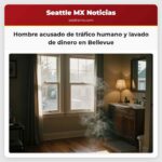 Hombre acusado de tráfico humano y lavado de dinero en Bellevue