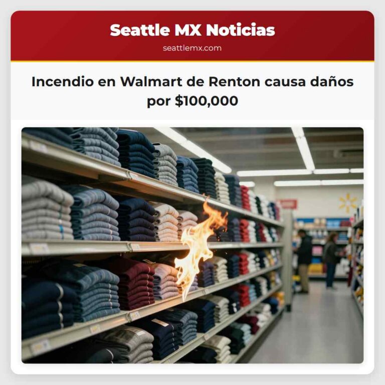 Incendio en Walmart de Renton causa daños por $100000