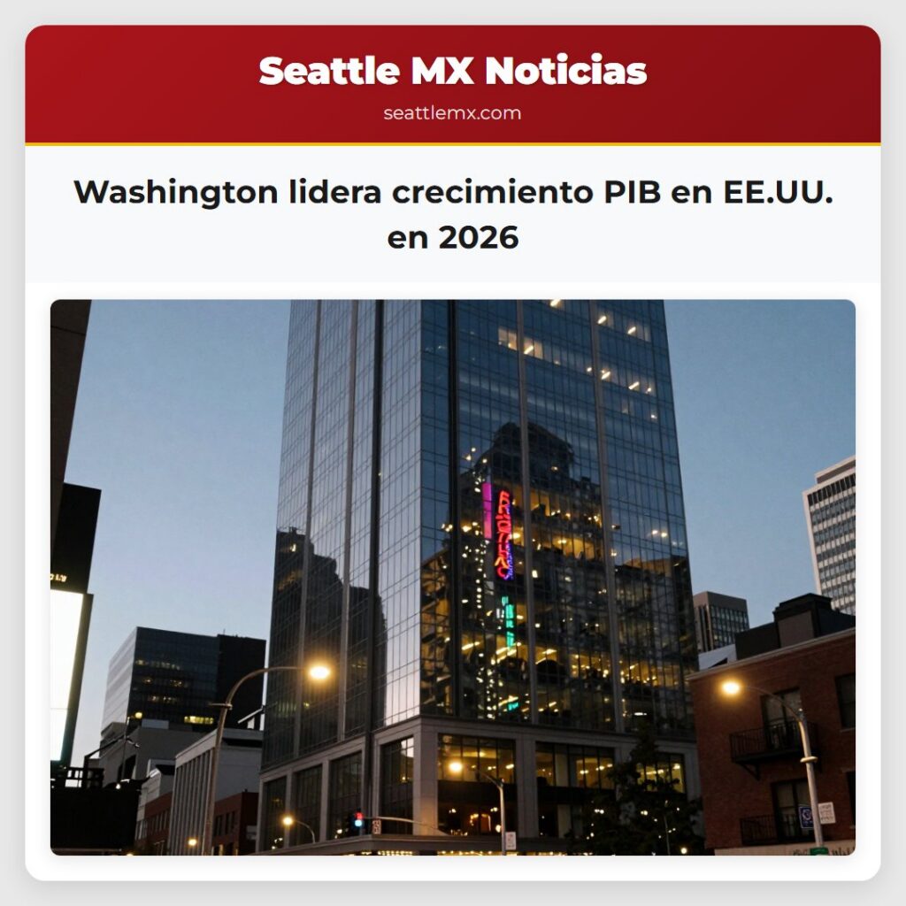 Washington lidera crecimiento PIB en EE.UU. en
