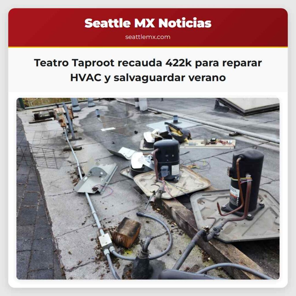 Teatro Taproot recauda 422k para reparar HVAC y