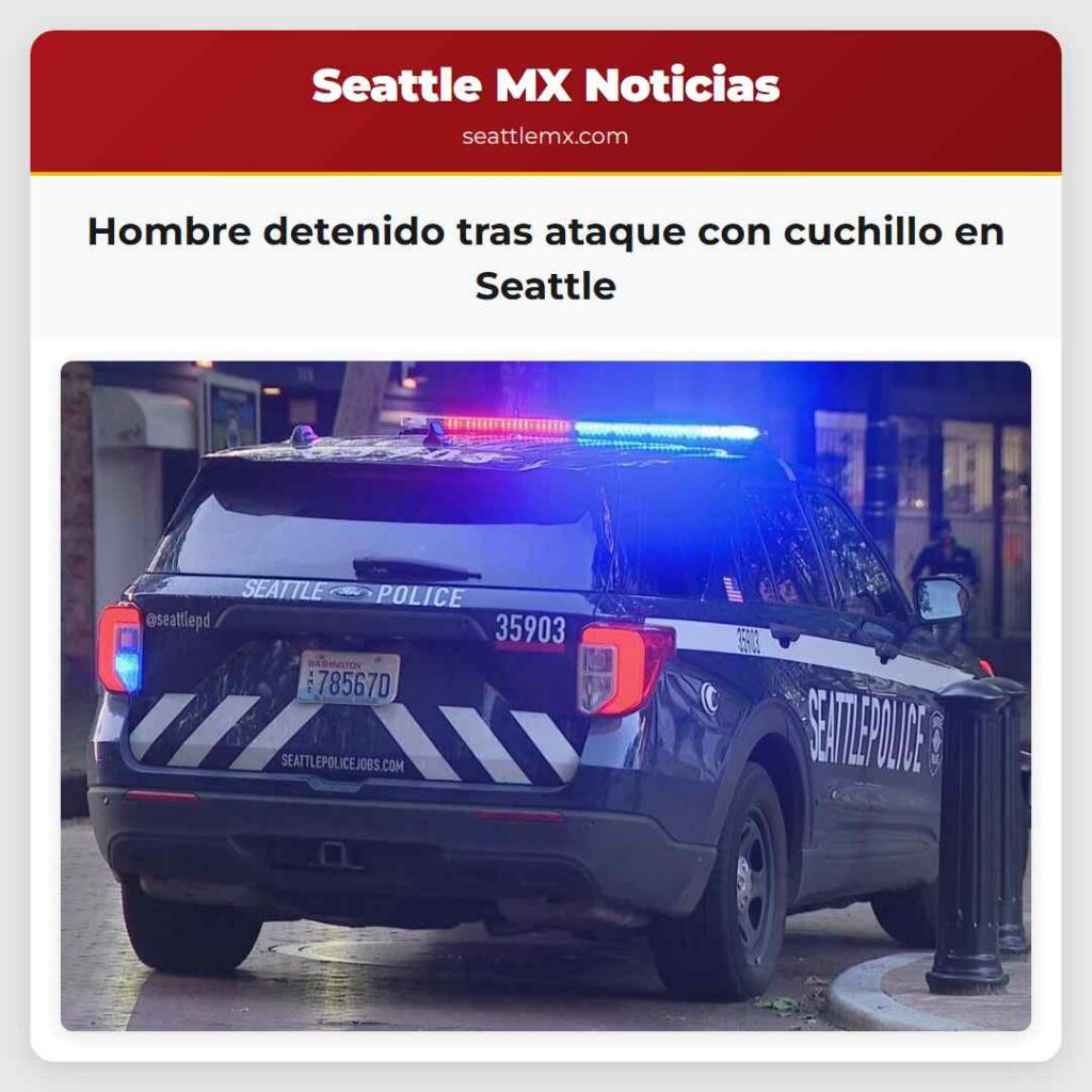 Hombre detenido tras ataque con cuchillo en