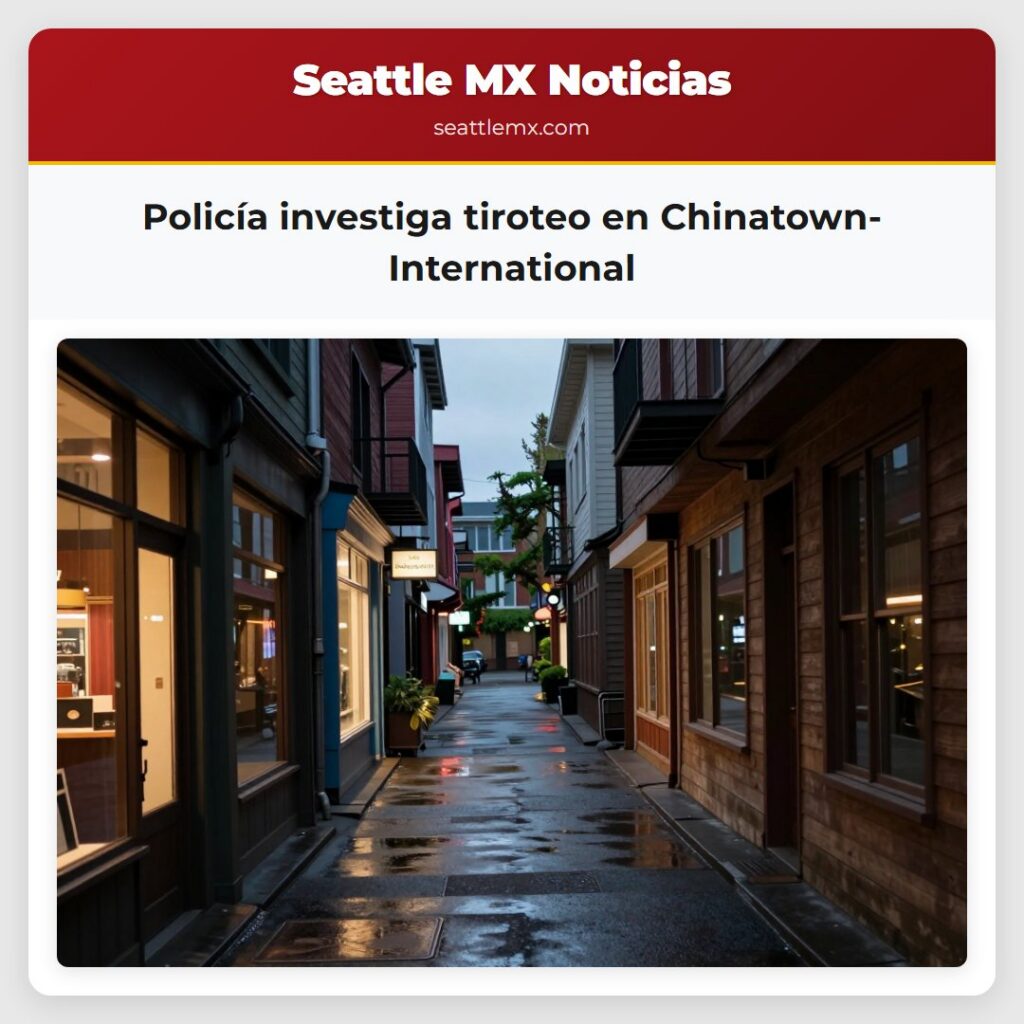 Policía investiga tiroteo en