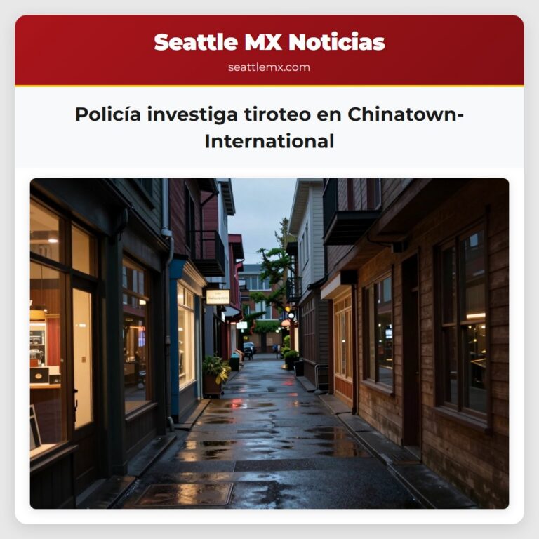 Policía investiga tiroteo en Chinatown-International
