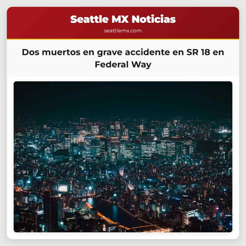 Dos muertos en grave accidente en SR 18 en