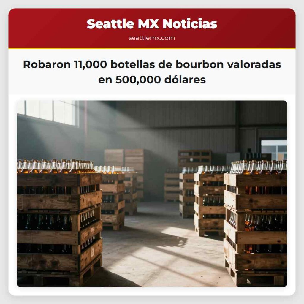Robaron 11,000 botellas de bourbon valoradas en