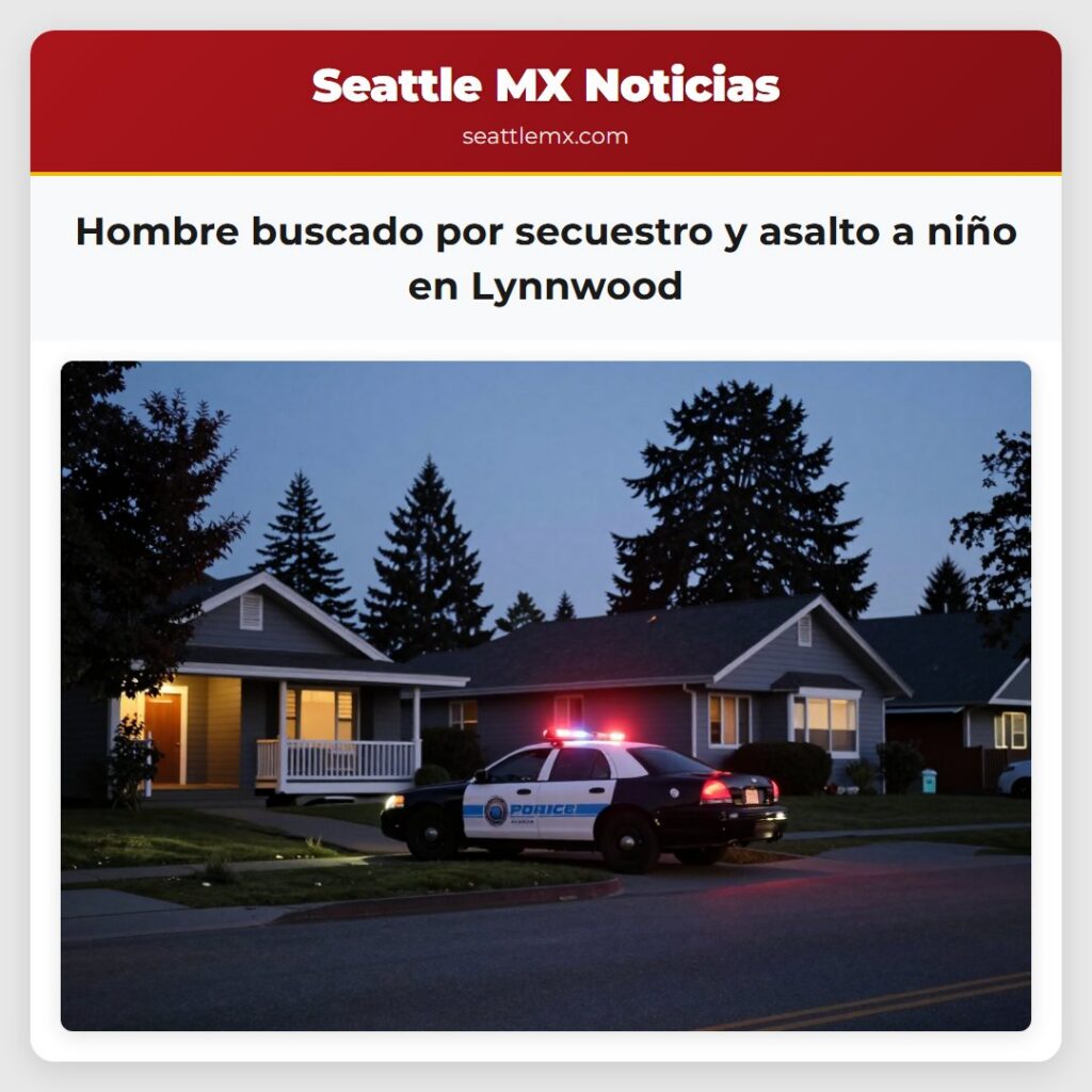 Hombre buscado por secuestro y asalto a niño en