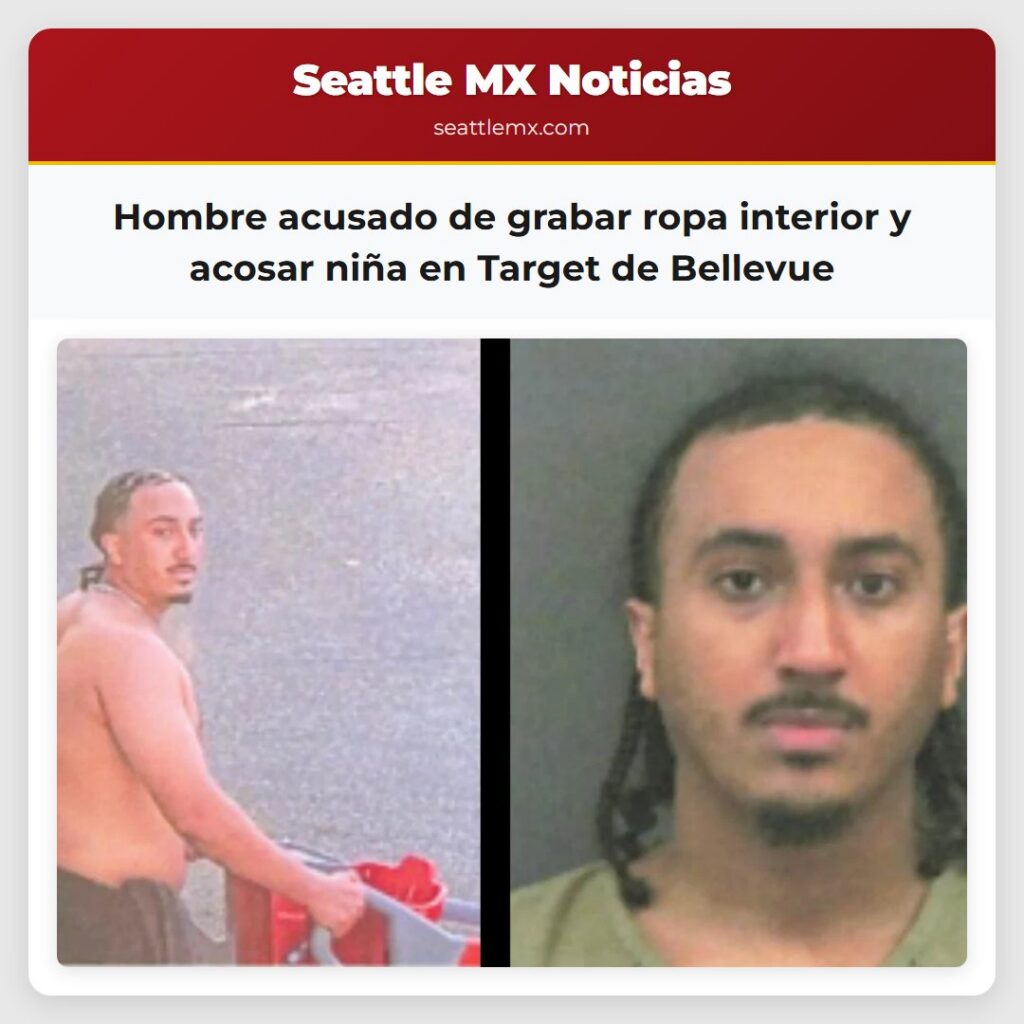 Hombre acusado de grabar ropa interior y acosar