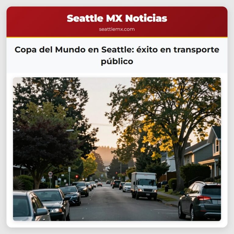 Copa del Mundo en Seattle éxito en transporte público