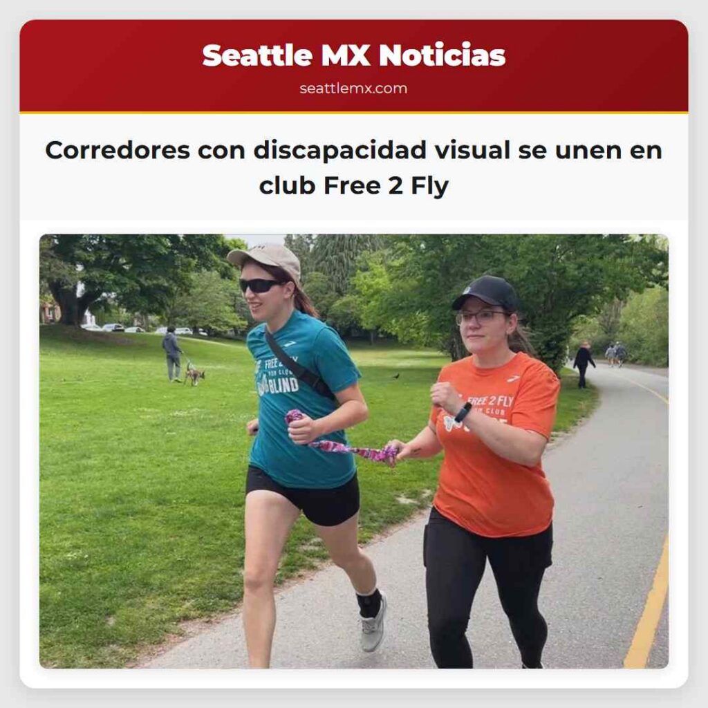 Corredores con discapacidad visual se unen en