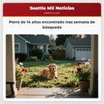 Perro de 14 años encontrado tras semana de búsqueda