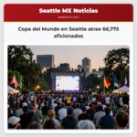 Copa del Mundo en Seattle atrae 66775 aficionados
