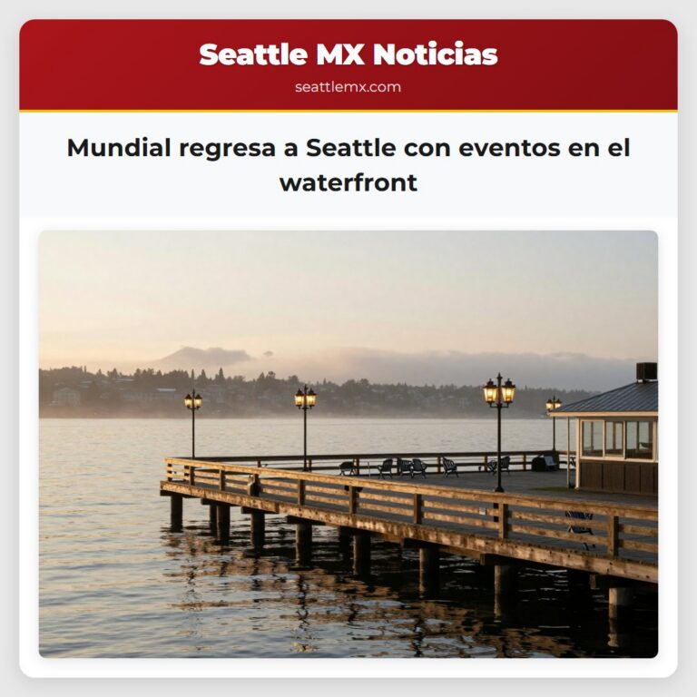 Mundial regresa a Seattle con eventos en el waterfront