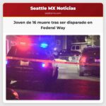 Joven de 16 muere tras ser disparado en Federal Way
