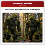 Doce trolls gigantes llegan a Washington
