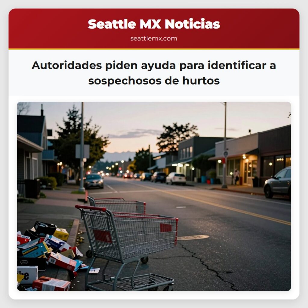 Noticias De Seattle 2 Autoridades piden ayuda para identificar a