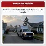 Ford recuerda 91198 F-150 por fallo en luces de marcha