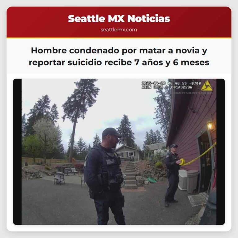 Hombre condenado por matar a novia y reportar suicidio recibe 7 años y 6 meses