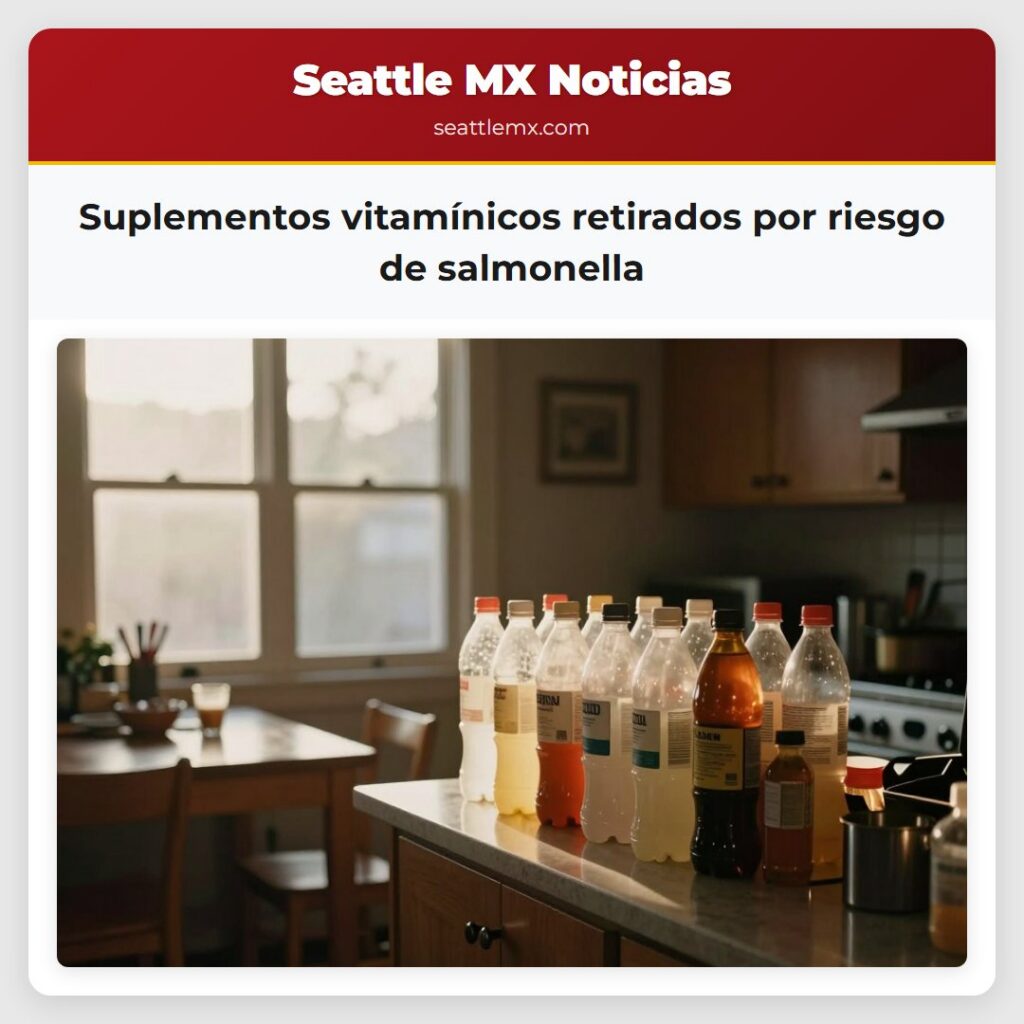Noticias De Seattle 3 Suplementos vitamínicos retirados por riesgo de
